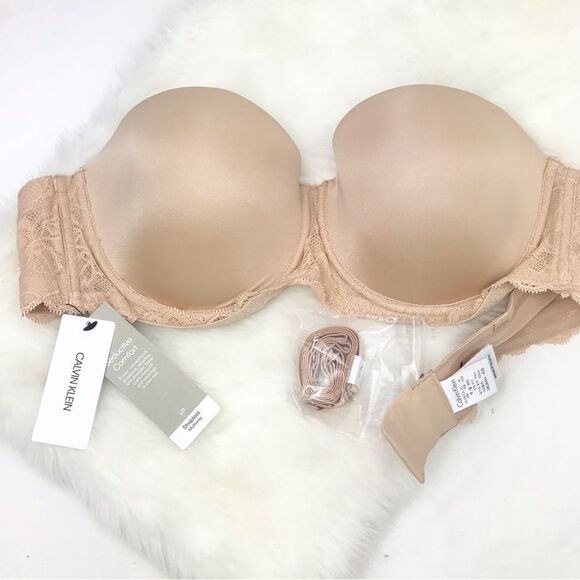 Calvin Klein Seductive Comfort Strapless Lift Multi-way Bra -NEW with tags - Picture 1 of 13
